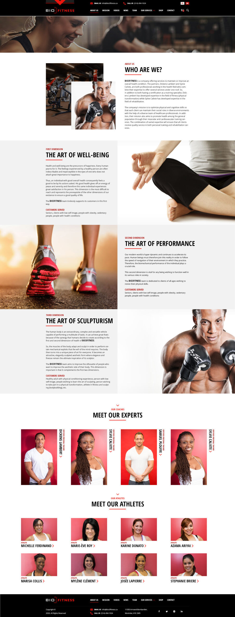 Bio3Fitness - about page